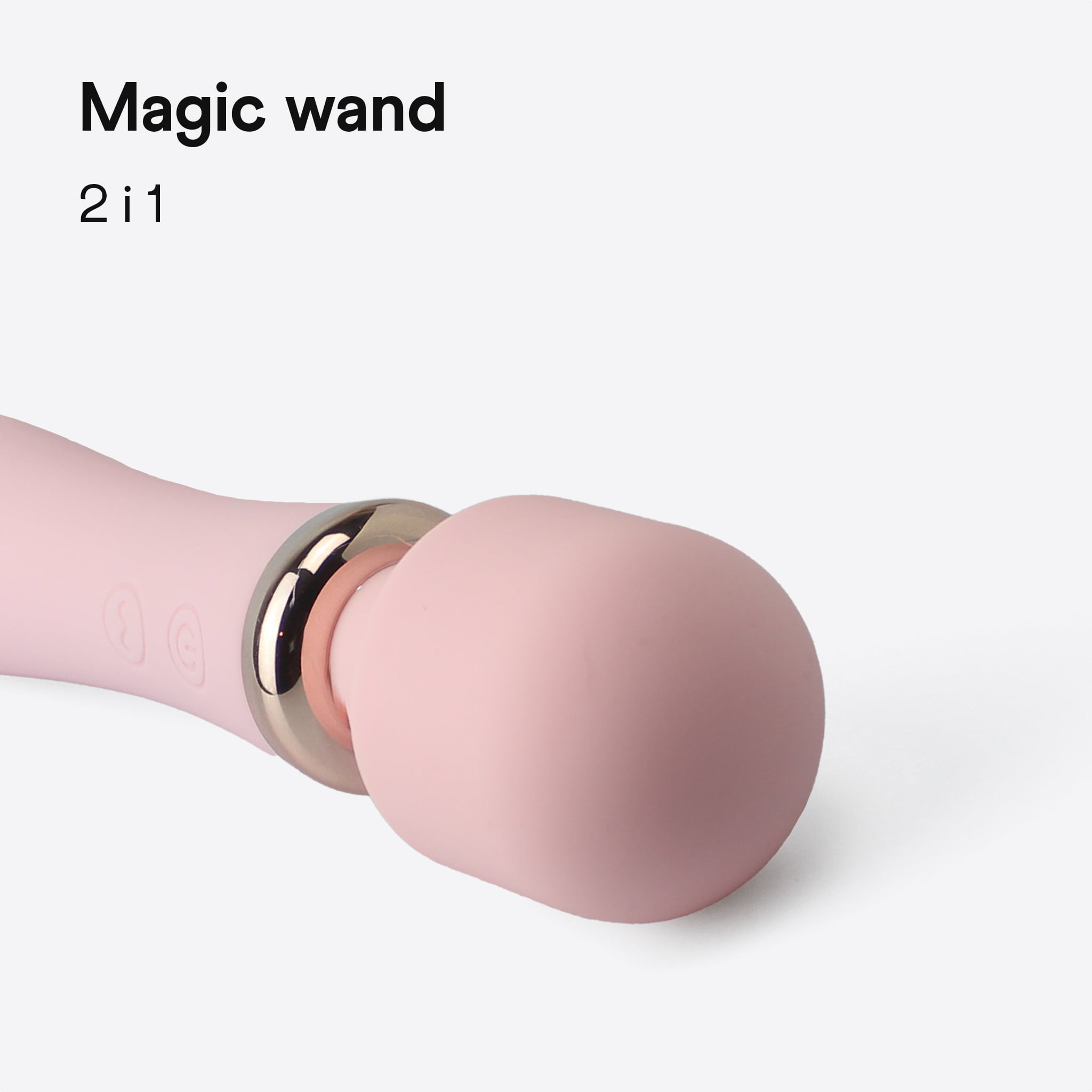 Amina Truth 2-i-1 genopladelig wand og dildo vibrator